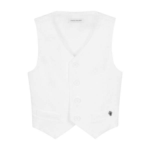 Boys Linen & Cotton Vest PINCO PALLINO 