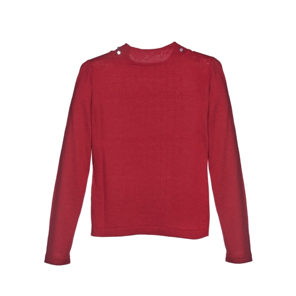 Girls Red Sweater with Sequins MI.MI.SOL 